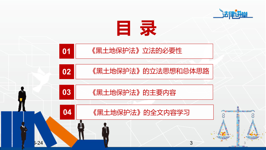 图文详细解读中华人民共和国黑土地保护法PPT红色党政风《黑土地保护法》2022年新修订《中华人民共和国黑土地保护法》资料.pptx_第3页