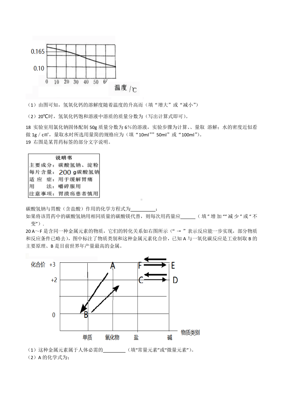 2022年河南省中考化学真题.docx_第3页