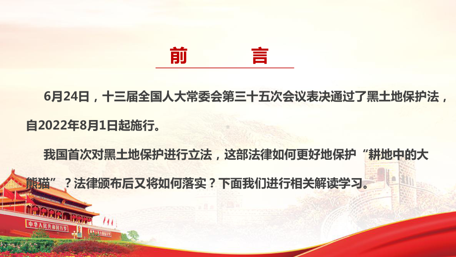 学习2022黑土地保护法全文PPT 黑土地保护法精品解读PPT课件.ppt_第2页