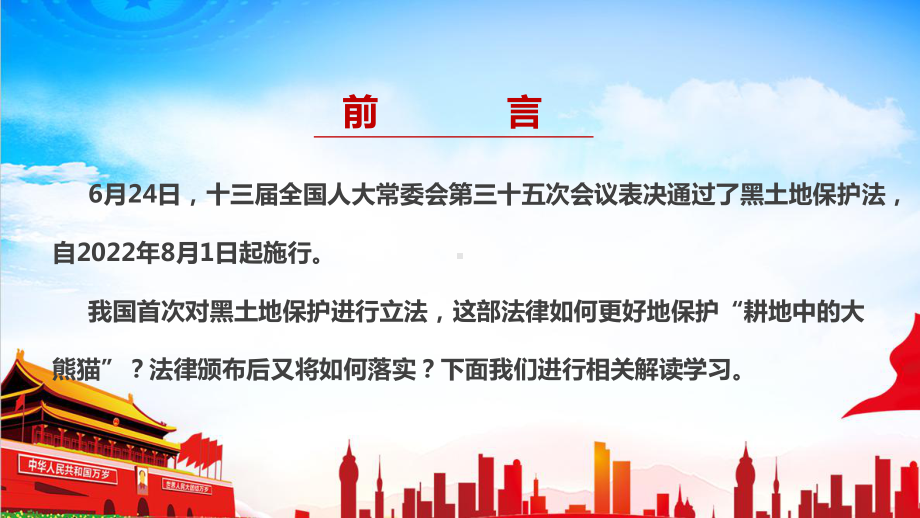 黑土地保护法全文解读PPT 黑土地保护法详解学习PPT 黑土地保护法全文内容解读PPT课件.ppt_第2页