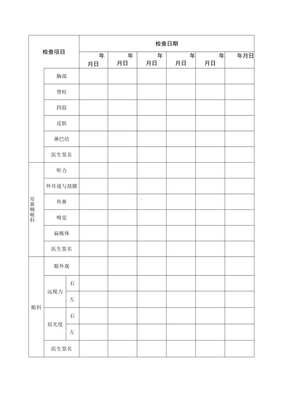 中小学生健康体检表.docx_第3页