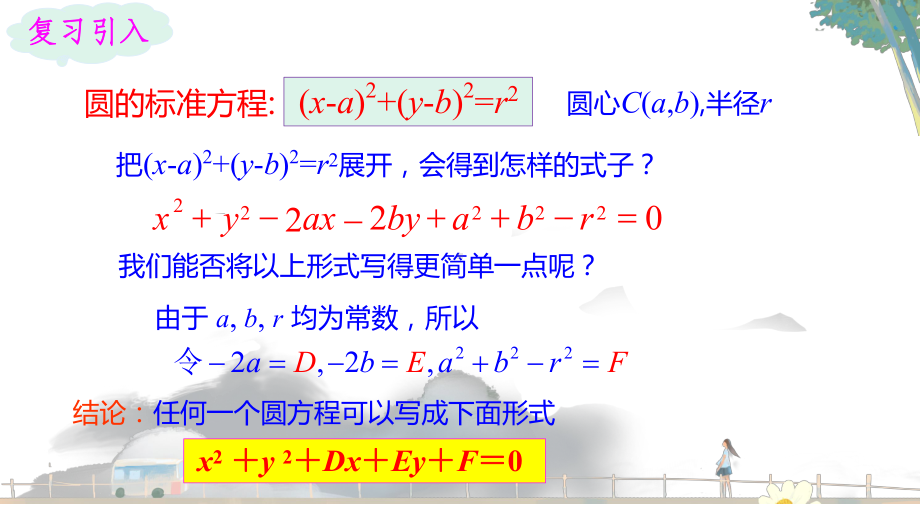 2.4.2圆的一般方程 ppt课件-新人教A版（2019）高中数学选择性必修第一册高二上学期.pptx_第2页