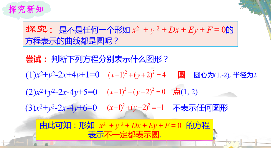 2.4.2圆的一般方程 ppt课件-新人教A版（2019）高中数学选择性必修第一册高二上学期.pptx_第3页