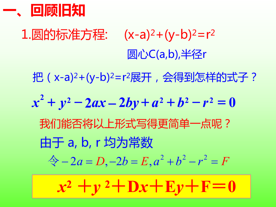 2.4.2 圆的一般方程课件-新人教A版（2019）高中数学选择性必修第一册高二上学期.ppt_第3页