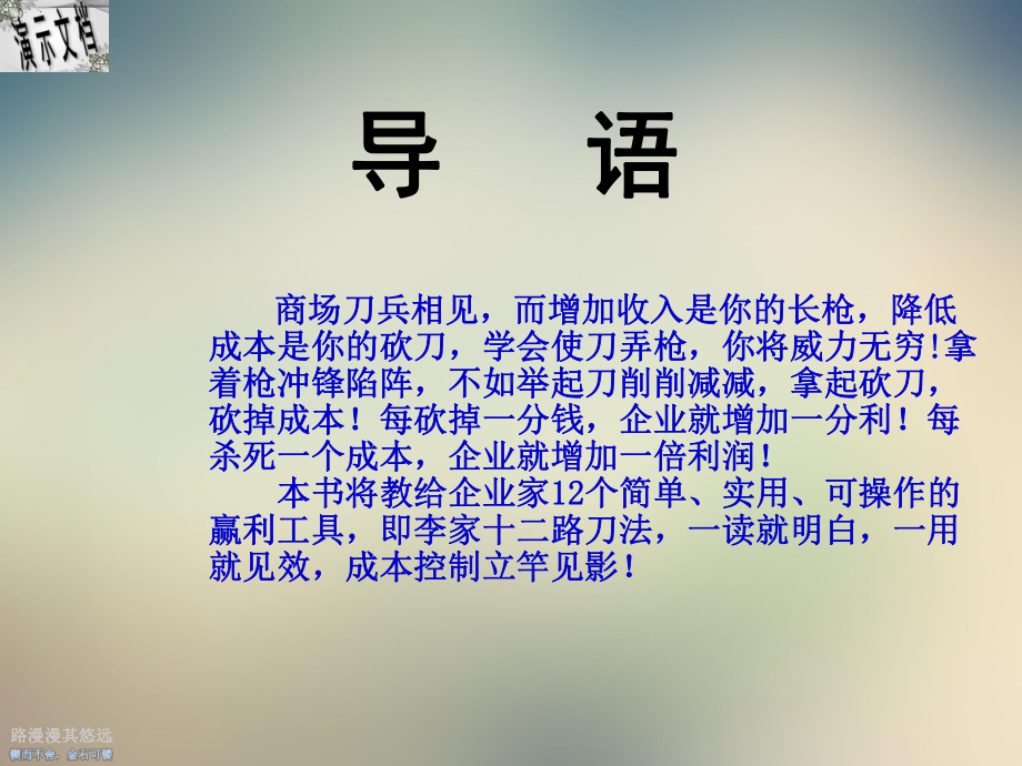 企业家的12把财务砍刀讲义课件.ppt_第2页