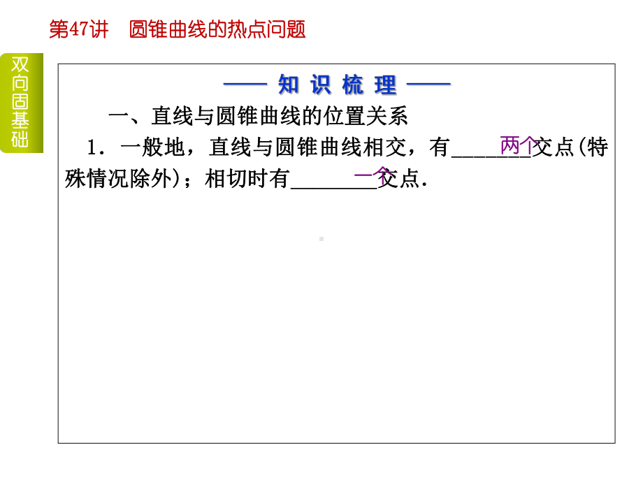 圆锥曲线专题复习课件.ppt_第3页