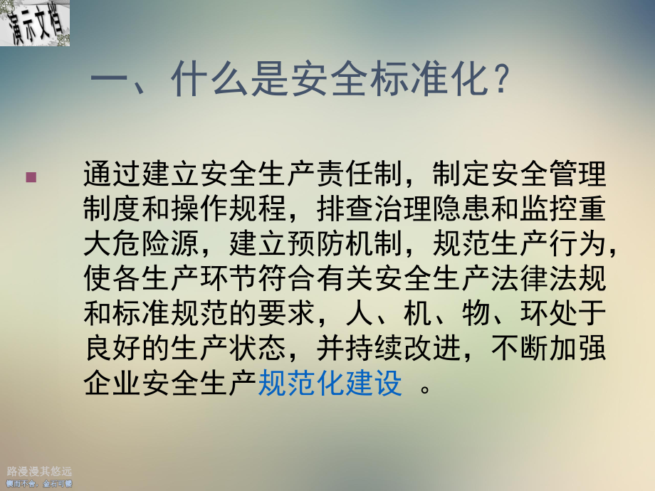 企业安全生产标准化培训教材课件.ppt_第3页