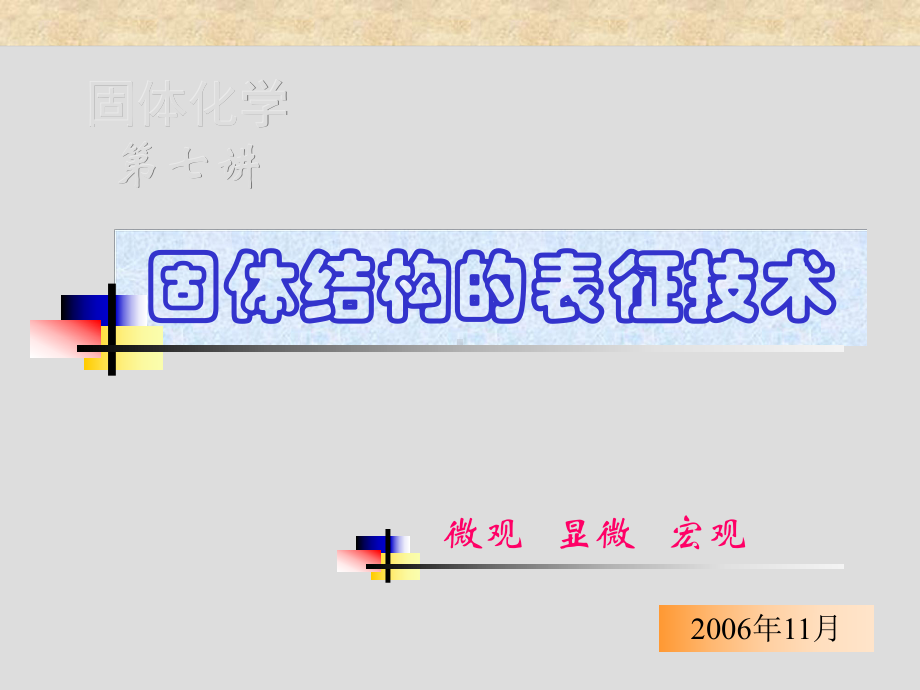 材料结构的表征技术(微观、显微、宏观).课件.ppt_第1页