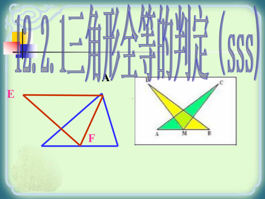 12.2.1-全等三角形的判定1(SSS)课件.ppt_第1页