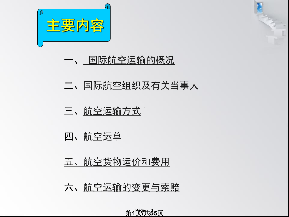 国际航空货物运输相关知识课件.pptx_第1页