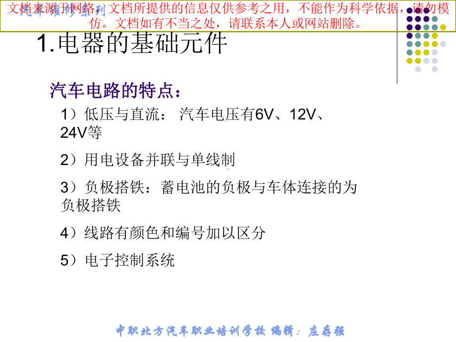 最新基本汽车电路图学习专业知识讲座课件.ppt_第1页