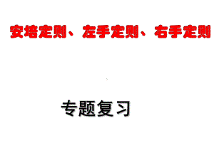 复习专题：安培定则、左手定则和右手定则讲解课件.ppt