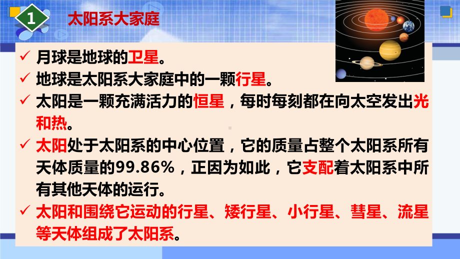 2022新教科版六年级下册科学 第三单元 宇宙 复习ppt课件.pptx_第3页