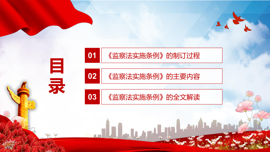 专题课件学习解读2021年《中华人民共和国监察法实施条例》PPT模板.pptx_第3页