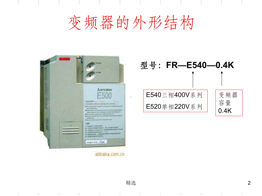 三菱变频器的参数设置与应用课件.ppt_第2页