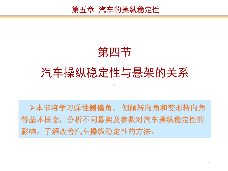 汽车操纵稳定性与悬架关系课件.ppt_第1页