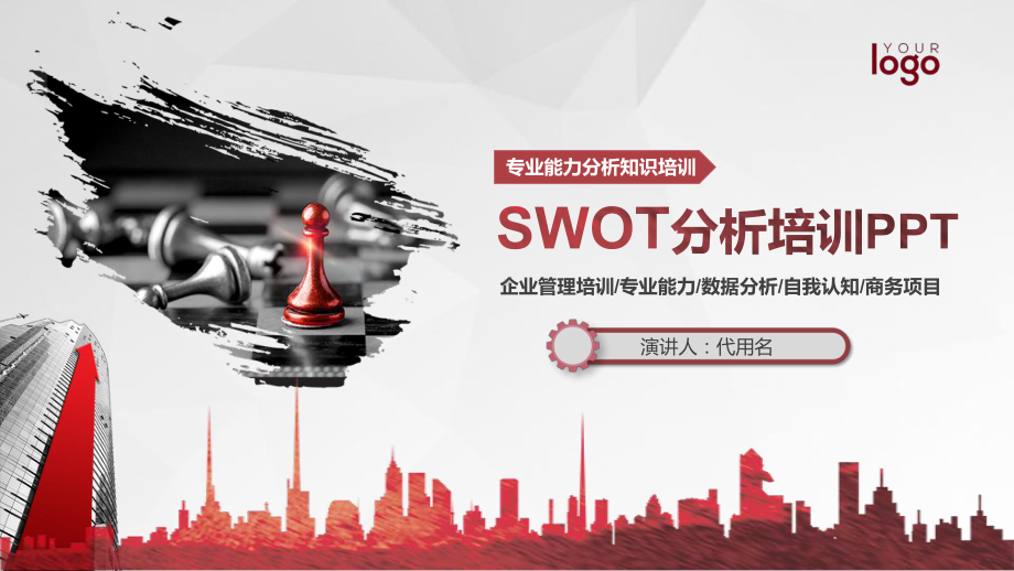 企业管理培训SWOT介绍知识技能PPT课件.pptx_第1页