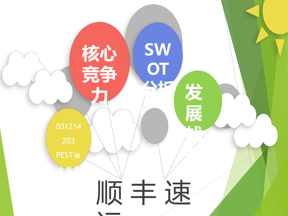 顺丰速运核心竞争力和swot分析课件.ppt_第1页