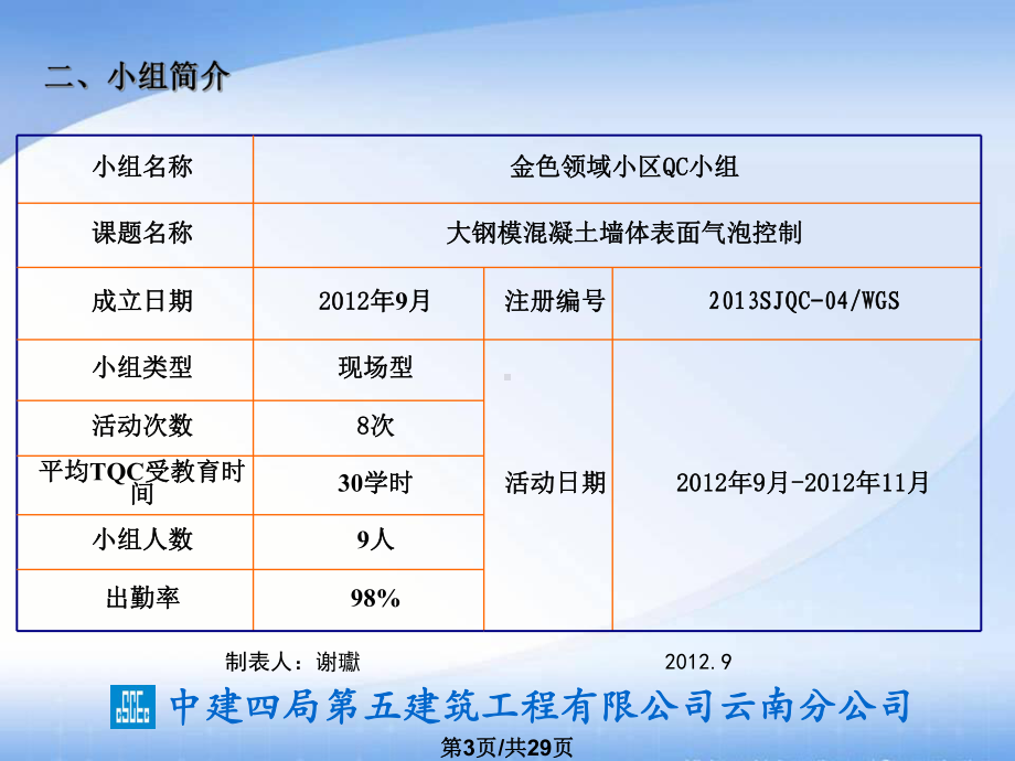 大钢模混凝土墙体表面气泡控制QC成果演示稿课件.pptx_第3页