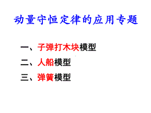 动量守恒专题综述课件.ppt