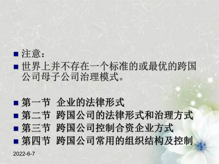 跨国公司的法律形式和治理方式及组织结构课件.ppt_第2页