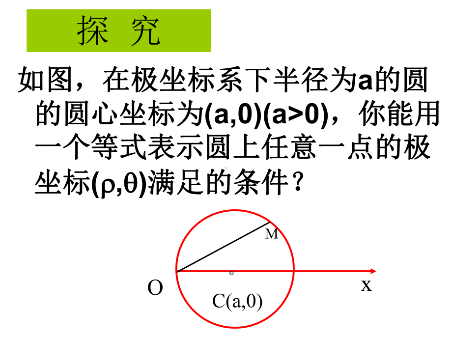 圆的极坐标方程课件.pptx_第1页