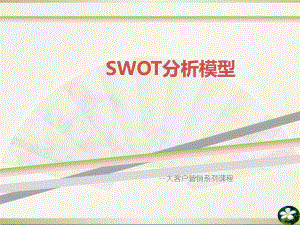 SWOT分析带案例课件.ppt