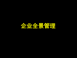 企业全景管理课件.ppt