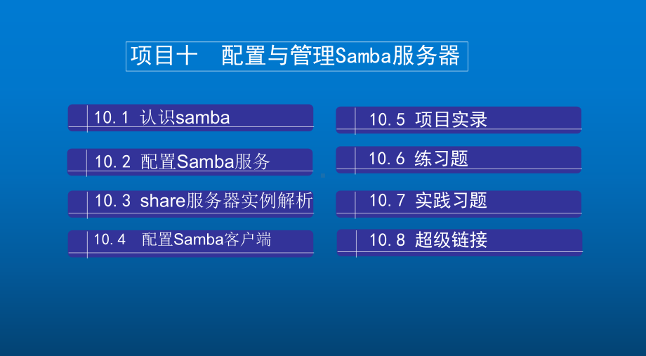 Linux网络操作系统项目教程项目十-配置与管课件.ppt_第2页