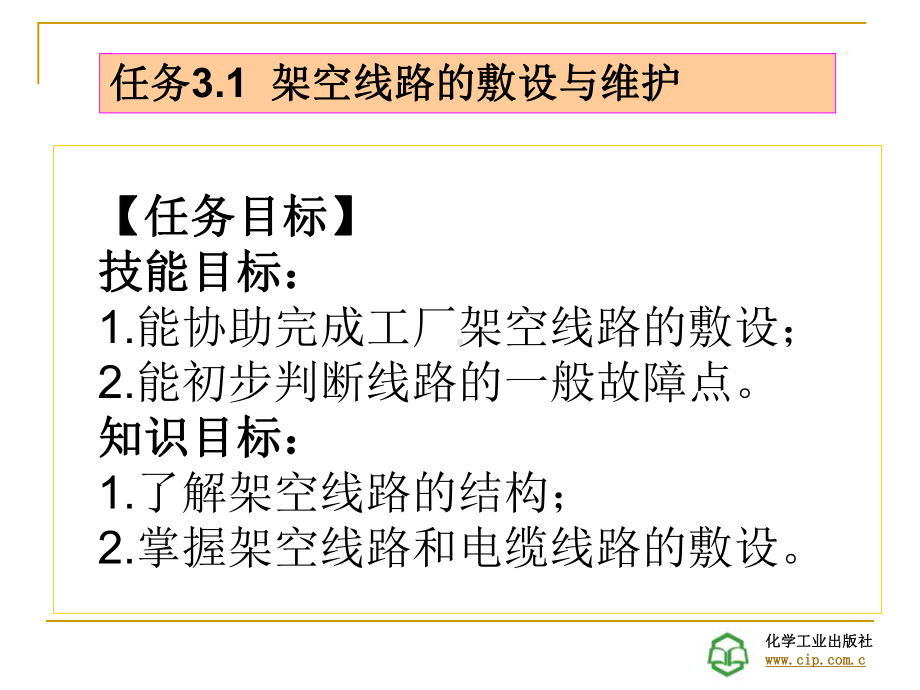 任务1架空线路的敷设与维护课件.ppt_第3页