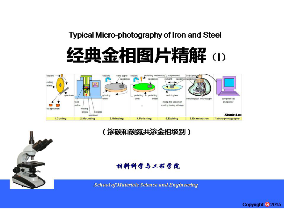 经典金相图片精解-渗碳和碳氮共渗金相级别课件.ppt_第1页