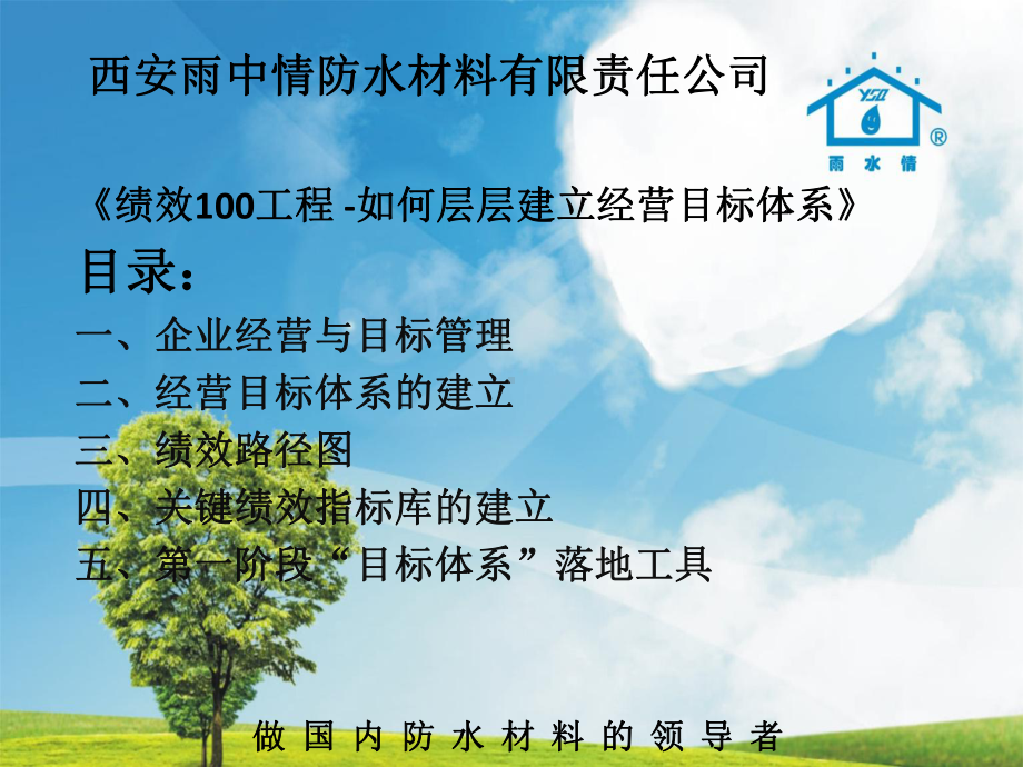 关键绩效指标库的建立第一阶段-雨中情防水技术集团课件.ppt_第2页