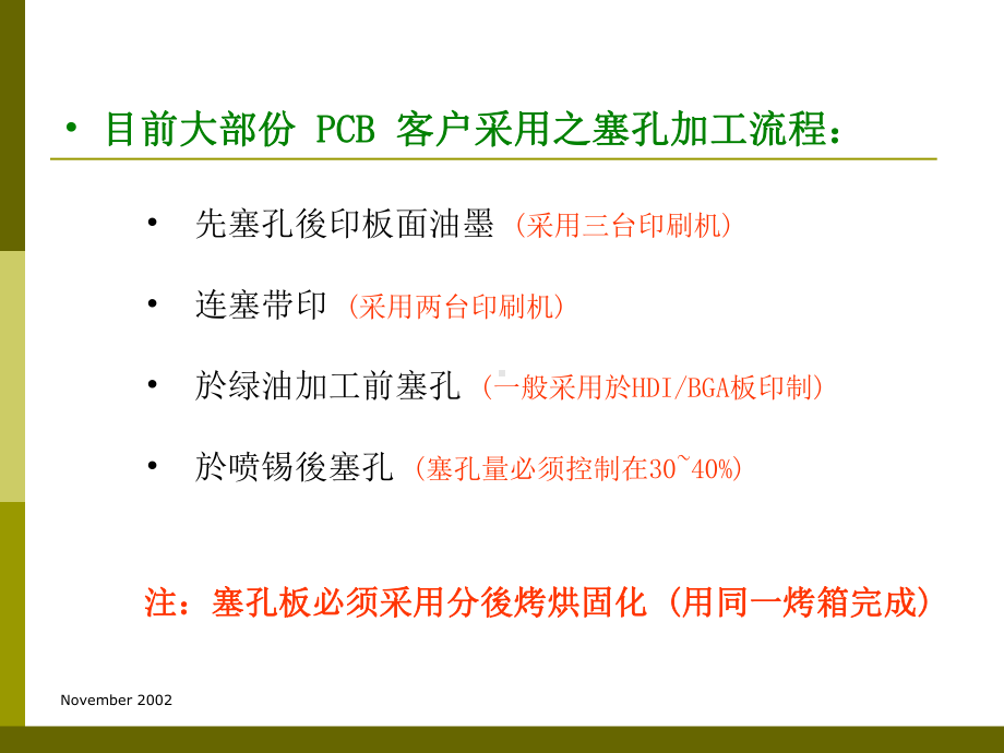 PCB印制塞孔加工工艺详解课件.ppt_第2页