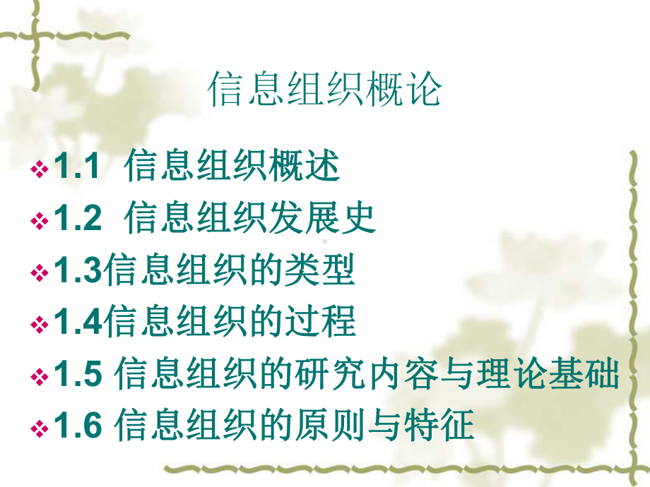 信息组织概述课件.ppt_第2页