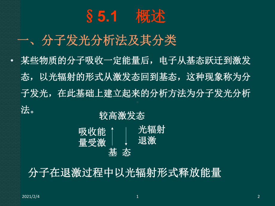 分子发光光谱法课件.ppt_第2页