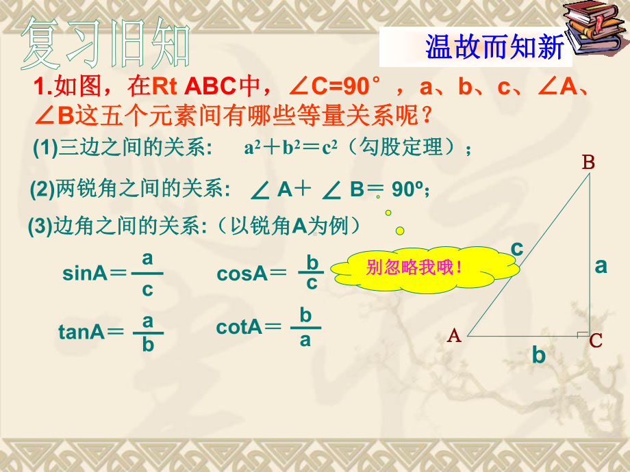 25.3解直角三角形(1)课件.ppt_第2页