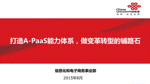 关于APaaS能力体系建设专题课件.pptx