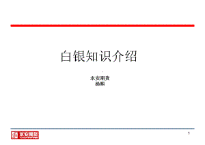 世界白银工业需求课件.ppt