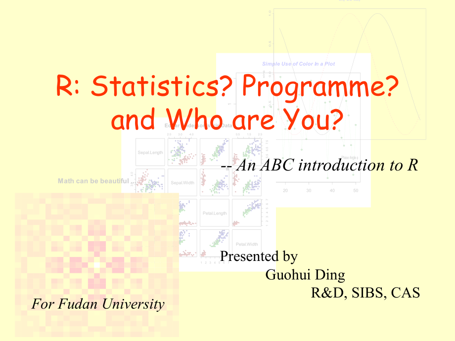 精编（复旦大学）R统计软件使用方法资料课件.ppt_第1页