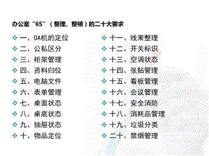 办公室6s管理20大要求课件.pptx