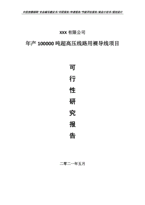 年产100000吨超高压线路用裸导线项目可行性研究报告申请建议书.doc