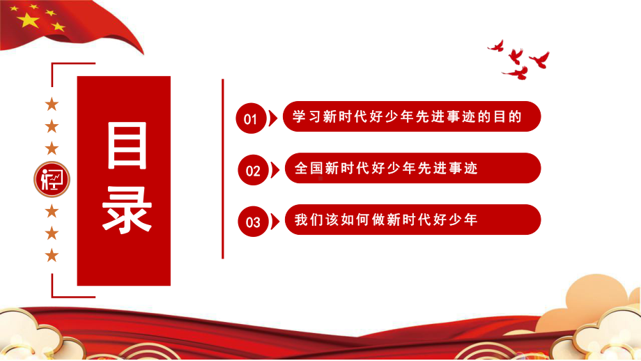 红色简约风2022争做新时代好少年PPT模板.pptx_第2页