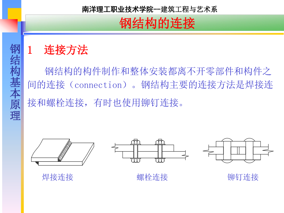 钢结构原理钢结构的连接课件.pptx_第1页