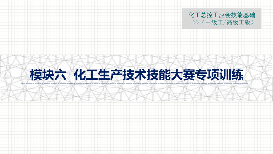 化工生产技术技能大赛专项训练精馏操作专项训练课件.pptx_第1页