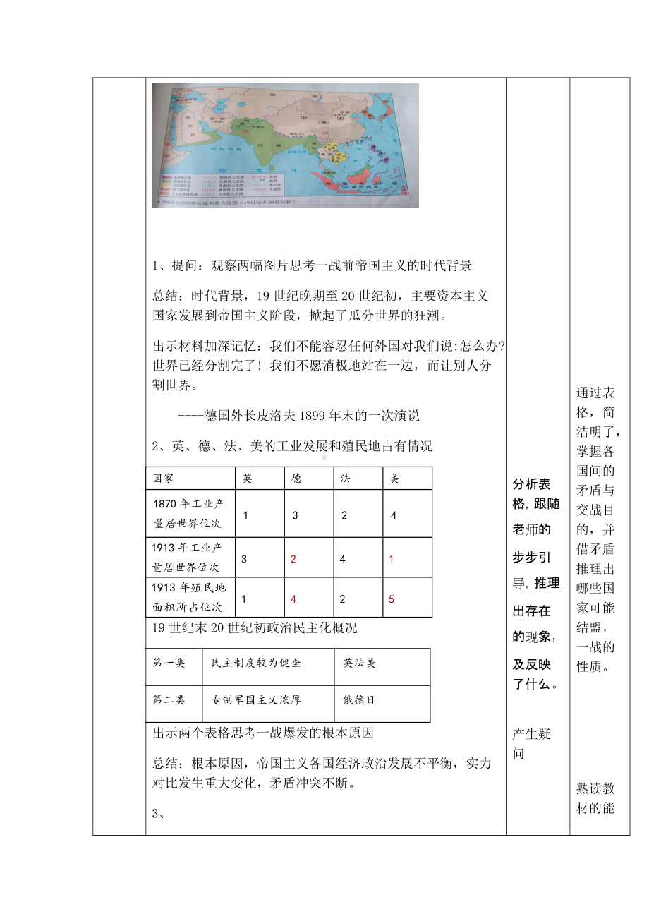 2022年高中统编教材历史培训《第14课 第一次世界大战与战后国际秩序》教学设计 教案.docx_第3页