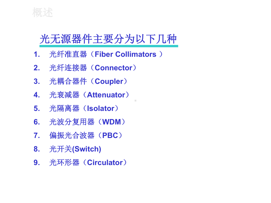 光无源器件介绍分析课件.ppt_第3页