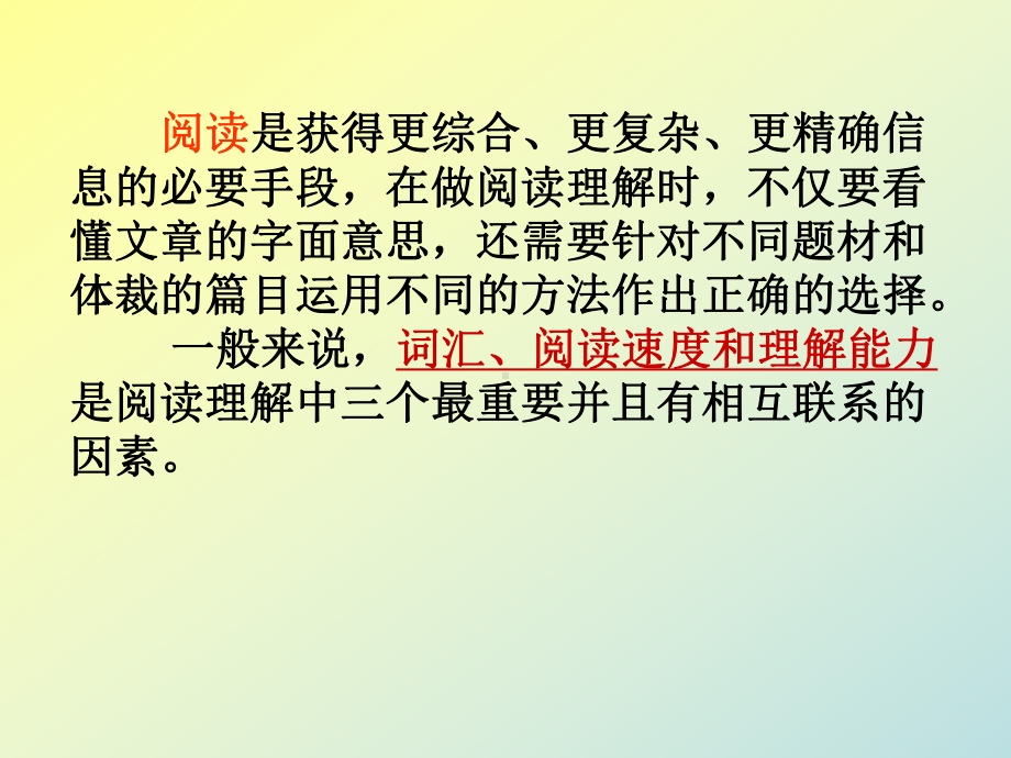 英语阅读理解的解题方法与技巧正版课件.ppt_第2页