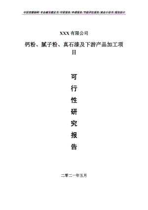 钙粉、腻子粉、真石漆及下游产品加工项目可行性研究报告建议书案例.doc