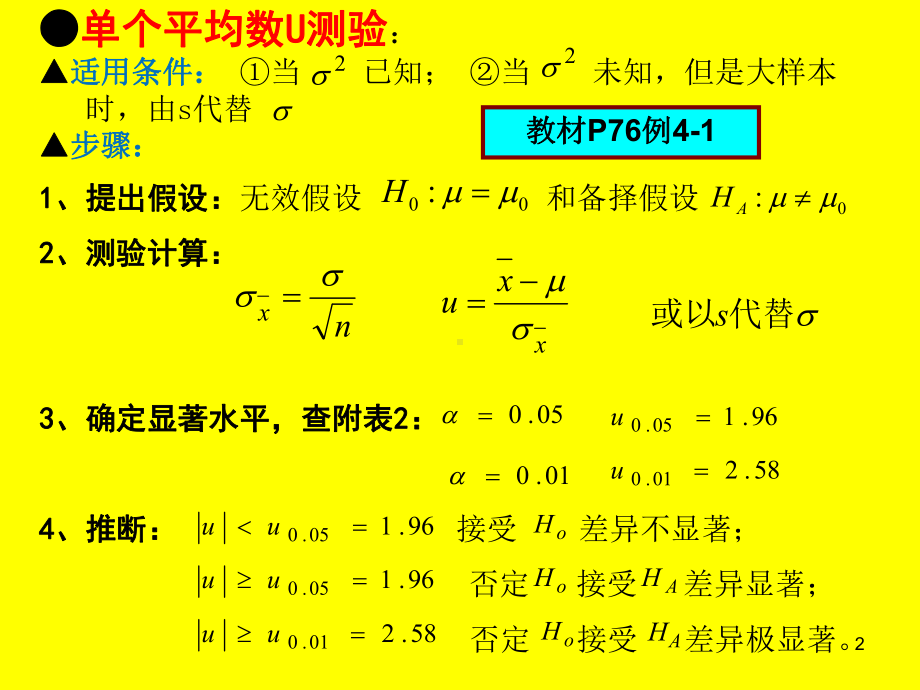 食品试验设计与统计分析-常用公式及步骤课件.ppt_第2页