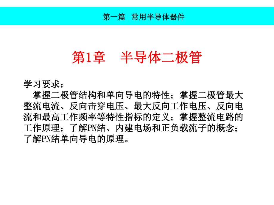 掌握二极管最大整流电流反向击穿电压课件.ppt_第3页